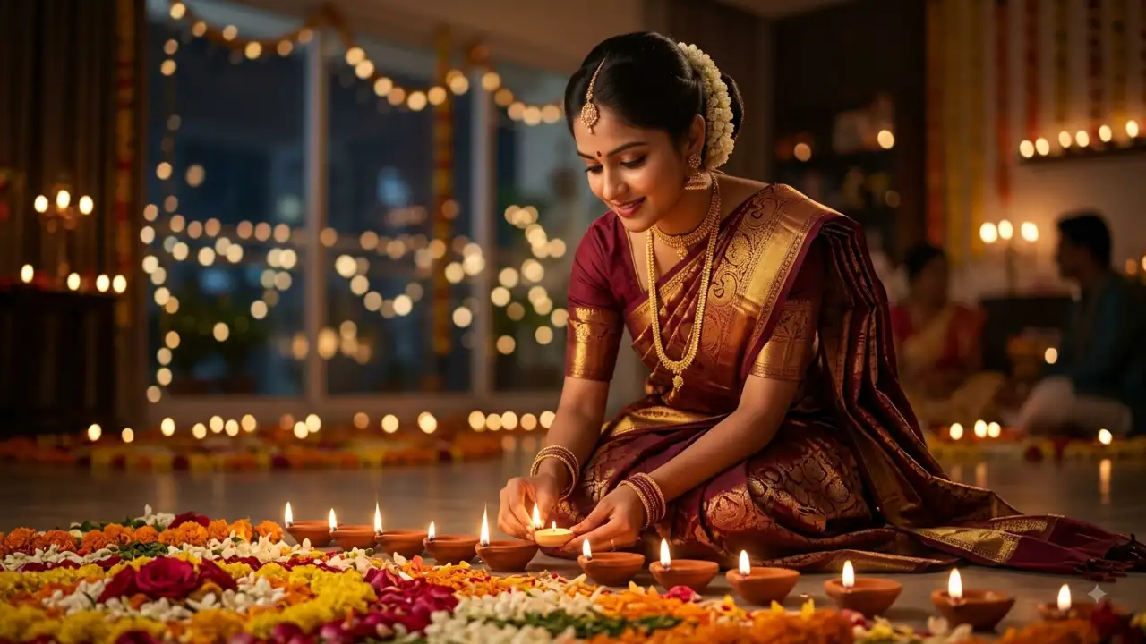 Diwali Diya Celebration