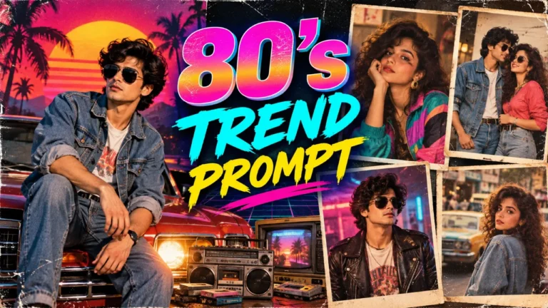 80's Trend Prompt: 30+ Retro AI Prompts for 1980s Style Photos