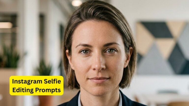 Instagram selfie editing prompts for AI photo editing